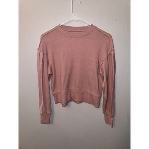SO Pink Long‎ Sleeve Sweater